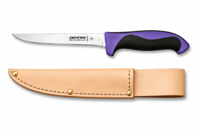 DEXTER RUSSELL S360SP 6″ Boning Knife Leather Sheath Combo Purple